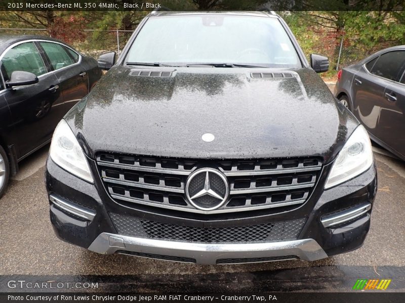 Black / Black 2015 Mercedes-Benz ML 350 4Matic