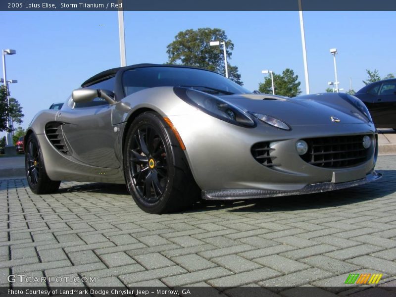 Storm Titanium / Red 2005 Lotus Elise
