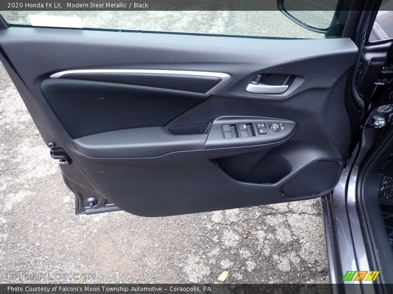 Modern Steel Metallic / Black 2020 Honda Fit LX