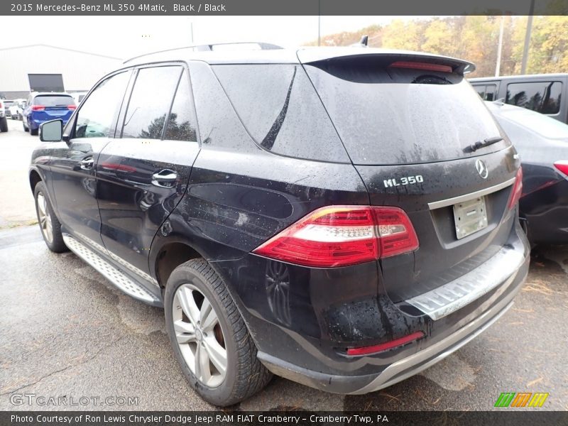 Black / Black 2015 Mercedes-Benz ML 350 4Matic