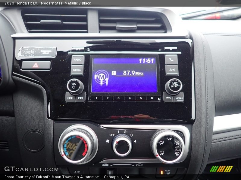 Modern Steel Metallic / Black 2020 Honda Fit LX