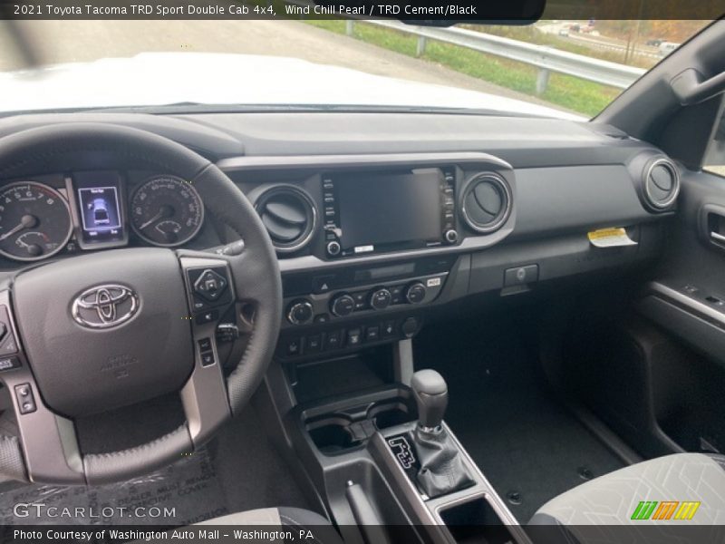 Wind Chill Pearl / TRD Cement/Black 2021 Toyota Tacoma TRD Sport Double Cab 4x4