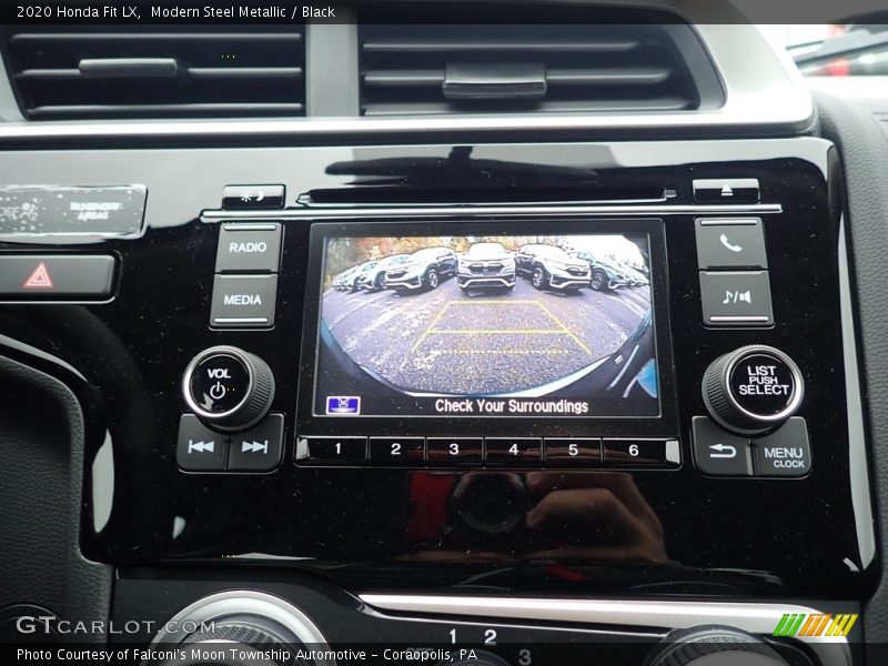 Modern Steel Metallic / Black 2020 Honda Fit LX