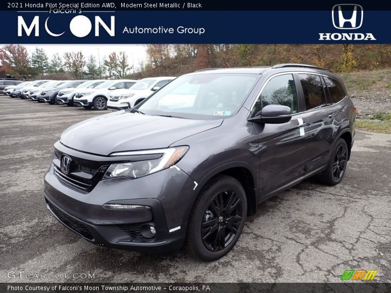 Modern Steel Metallic / Black 2021 Honda Pilot Special Edition AWD