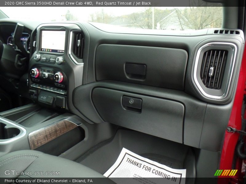 Red Quartz Tintcoat / Jet Black 2020 GMC Sierra 3500HD Denali Crew Cab 4WD
