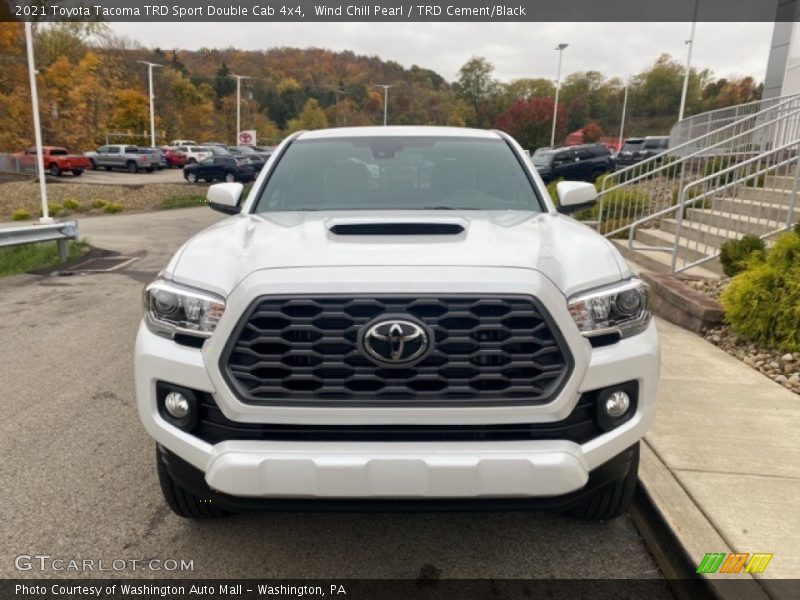 Wind Chill Pearl / TRD Cement/Black 2021 Toyota Tacoma TRD Sport Double Cab 4x4