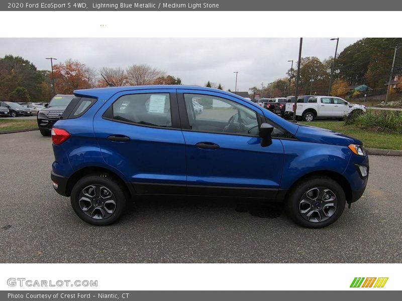 Lightning Blue Metallic / Medium Light Stone 2020 Ford EcoSport S 4WD