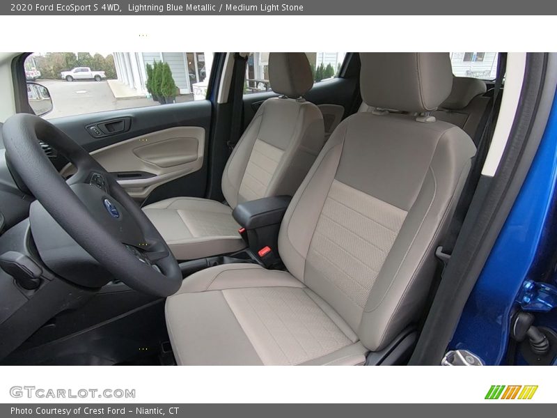 Lightning Blue Metallic / Medium Light Stone 2020 Ford EcoSport S 4WD