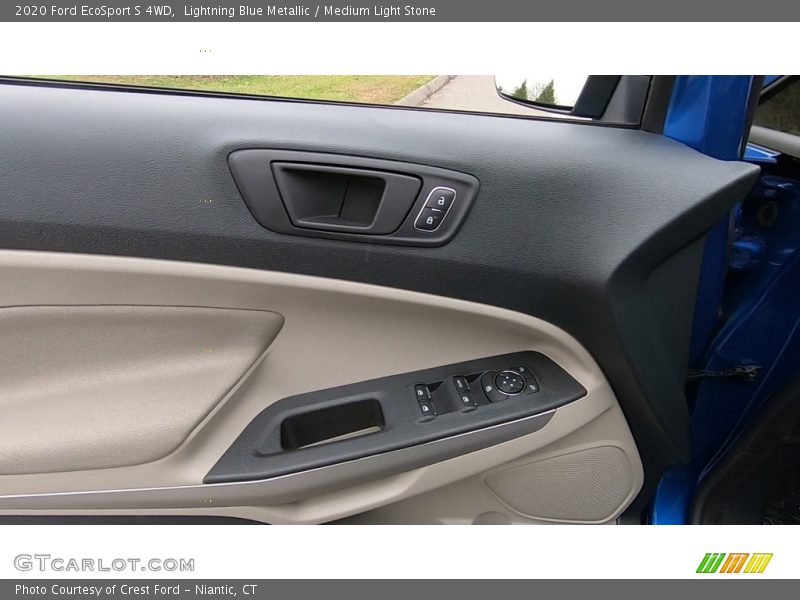 Lightning Blue Metallic / Medium Light Stone 2020 Ford EcoSport S 4WD