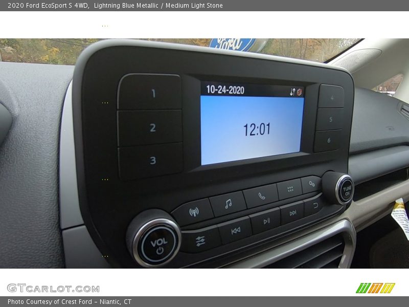 Lightning Blue Metallic / Medium Light Stone 2020 Ford EcoSport S 4WD