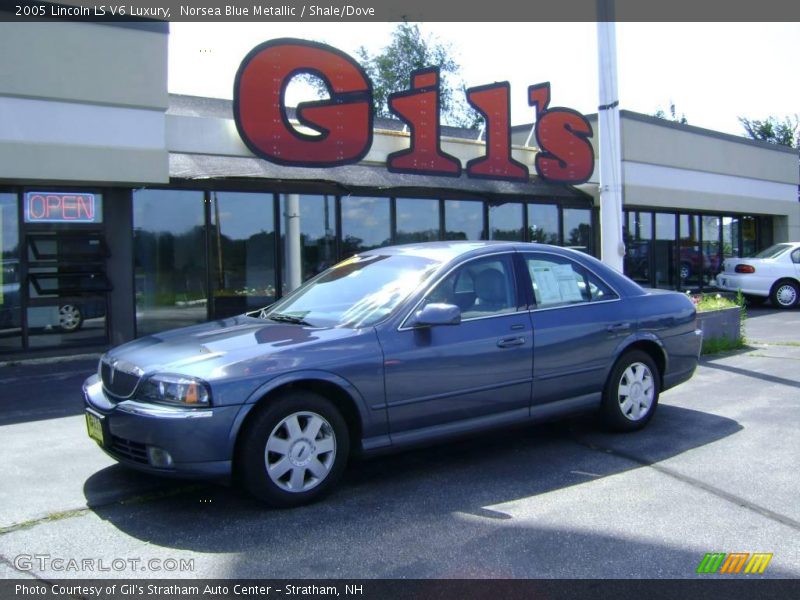 Norsea Blue Metallic / Shale/Dove 2005 Lincoln LS V6 Luxury