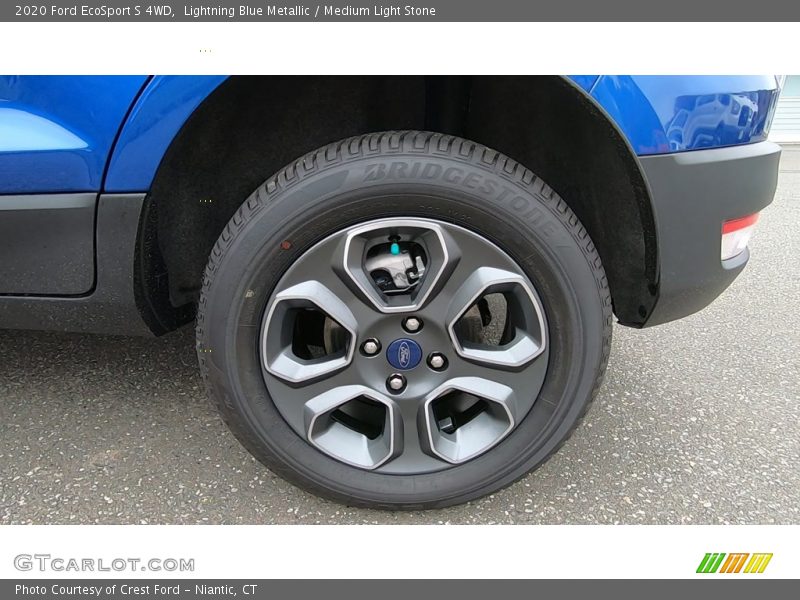 Lightning Blue Metallic / Medium Light Stone 2020 Ford EcoSport S 4WD