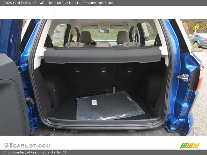 Lightning Blue Metallic / Medium Light Stone 2020 Ford EcoSport S 4WD