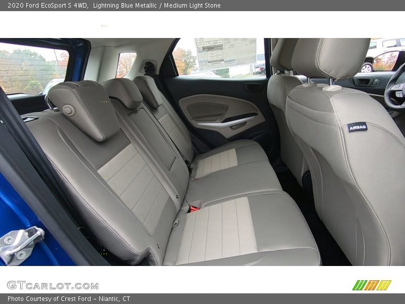 Lightning Blue Metallic / Medium Light Stone 2020 Ford EcoSport S 4WD
