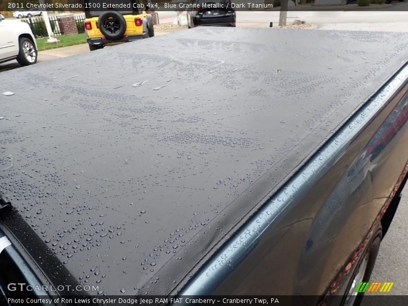 Blue Granite Metallic / Dark Titanium 2011 Chevrolet Silverado 1500 Extended Cab 4x4
