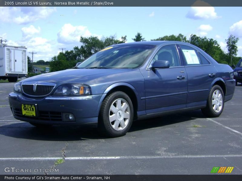 Norsea Blue Metallic / Shale/Dove 2005 Lincoln LS V6 Luxury