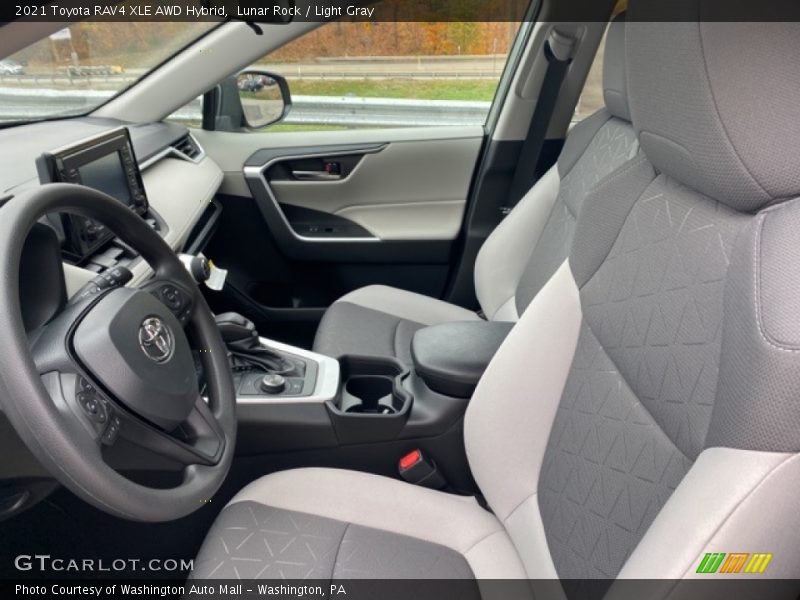 Lunar Rock / Light Gray 2021 Toyota RAV4 XLE AWD Hybrid