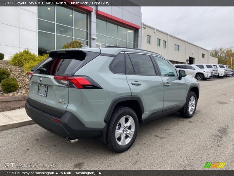 Lunar Rock / Light Gray 2021 Toyota RAV4 XLE AWD Hybrid