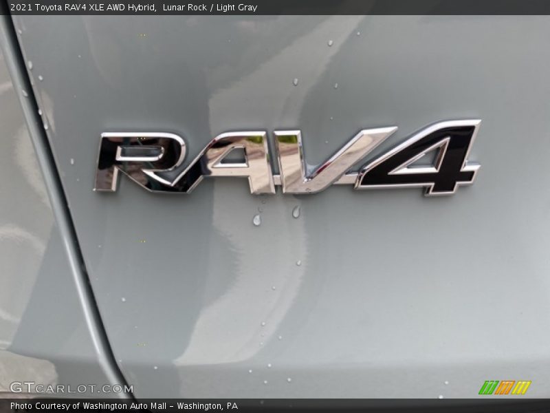 Lunar Rock / Light Gray 2021 Toyota RAV4 XLE AWD Hybrid