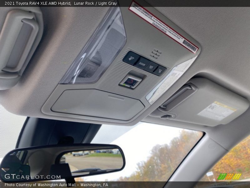 Lunar Rock / Light Gray 2021 Toyota RAV4 XLE AWD Hybrid