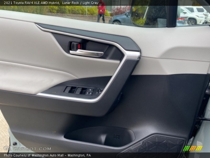 Lunar Rock / Light Gray 2021 Toyota RAV4 XLE AWD Hybrid