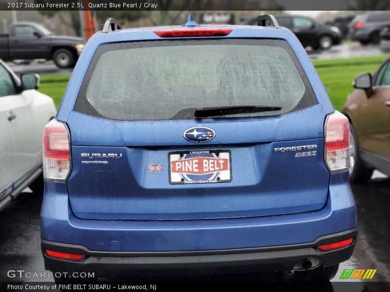 Quartz Blue Pearl / Gray 2017 Subaru Forester 2.5i