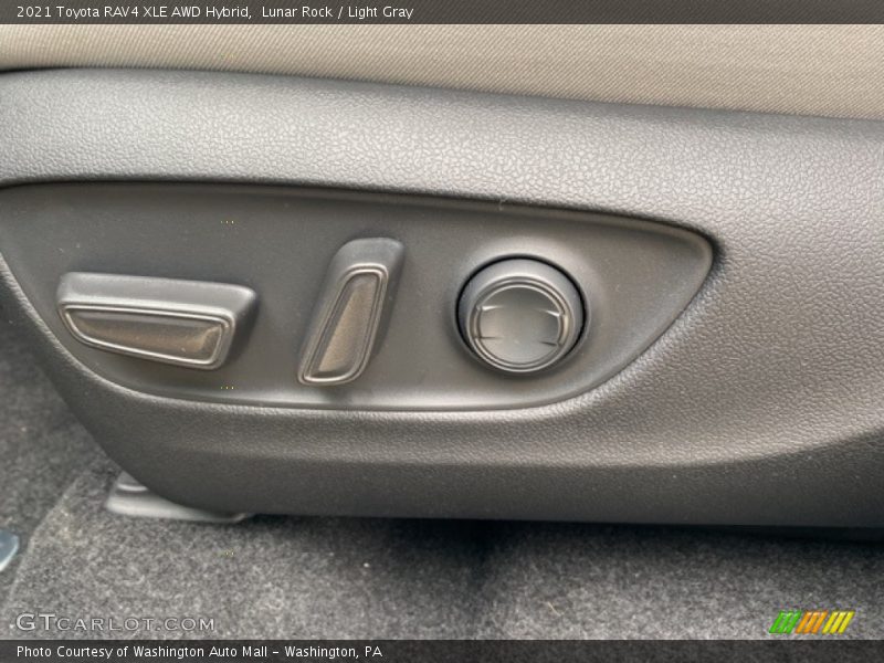 Lunar Rock / Light Gray 2021 Toyota RAV4 XLE AWD Hybrid