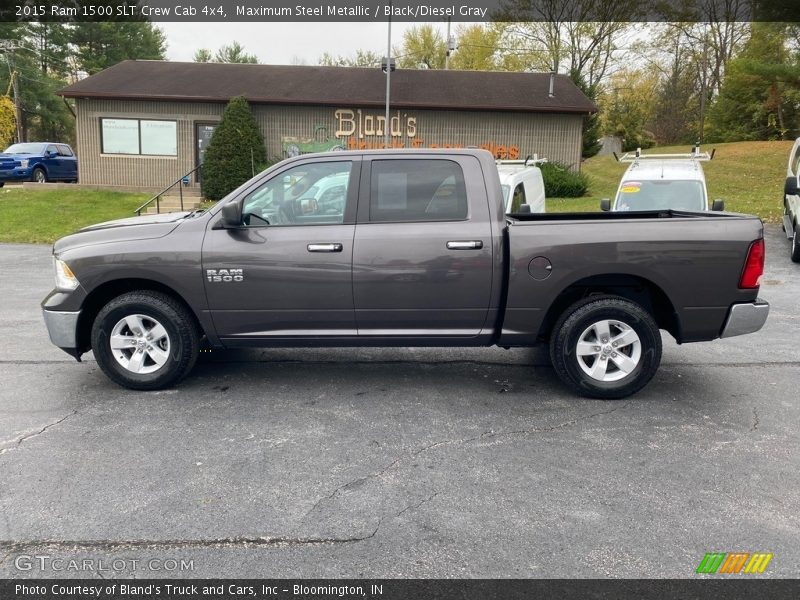 Maximum Steel Metallic / Black/Diesel Gray 2015 Ram 1500 SLT Crew Cab 4x4