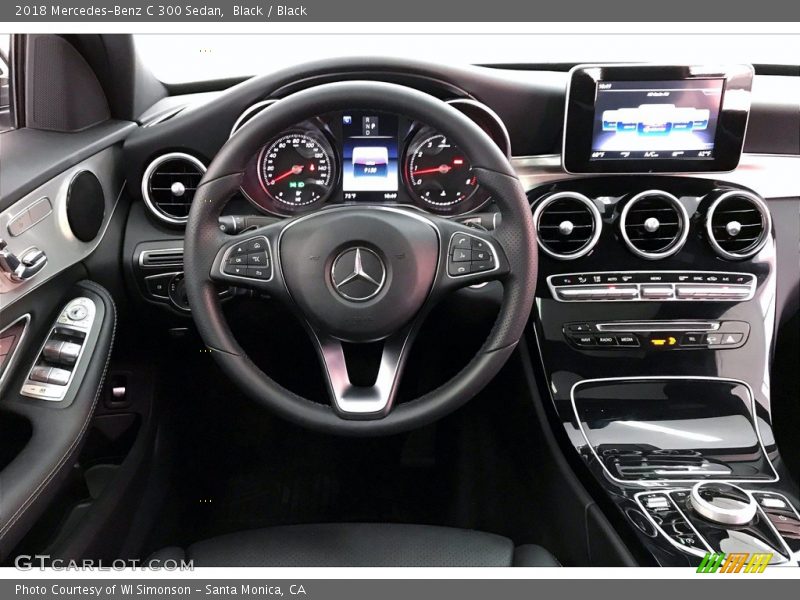 Black / Black 2018 Mercedes-Benz C 300 Sedan