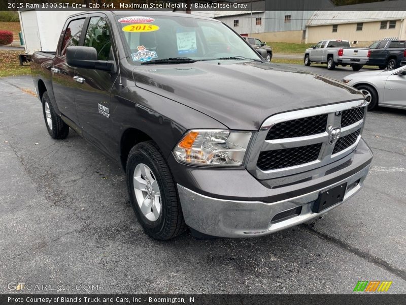 Maximum Steel Metallic / Black/Diesel Gray 2015 Ram 1500 SLT Crew Cab 4x4