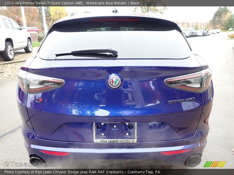 Montecarlo Blue Metallic / Black 2020 Alfa Romeo Stelvio TI Sport Carbon AWD
