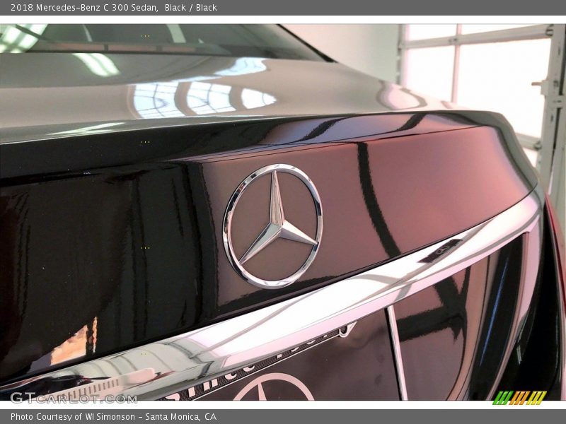 Black / Black 2018 Mercedes-Benz C 300 Sedan