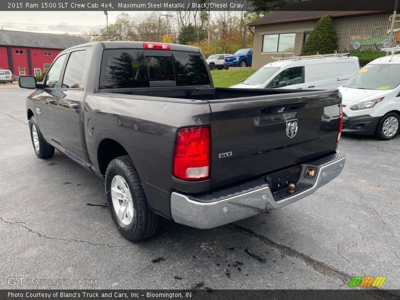 Maximum Steel Metallic / Black/Diesel Gray 2015 Ram 1500 SLT Crew Cab 4x4
