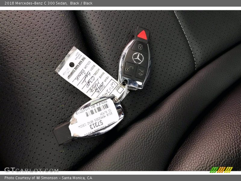 Black / Black 2018 Mercedes-Benz C 300 Sedan