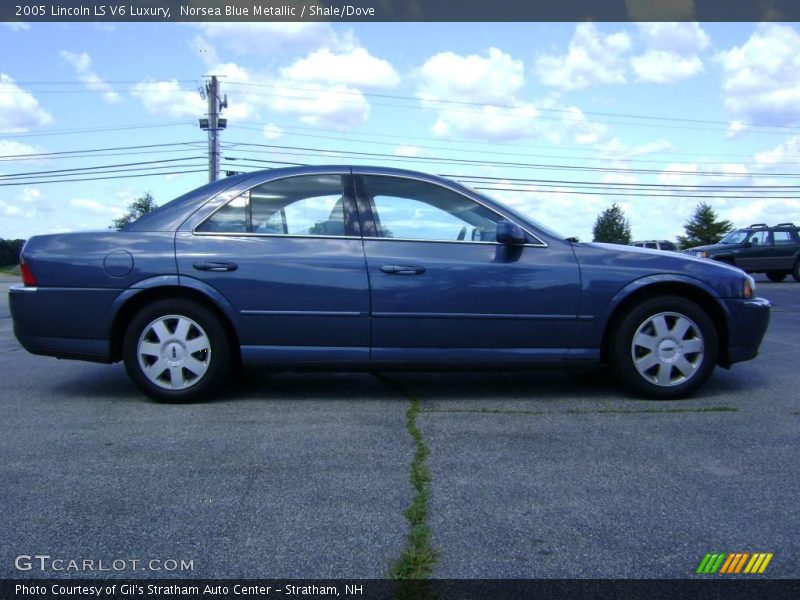 Norsea Blue Metallic / Shale/Dove 2005 Lincoln LS V6 Luxury