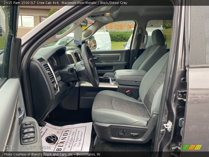 Maximum Steel Metallic / Black/Diesel Gray 2015 Ram 1500 SLT Crew Cab 4x4
