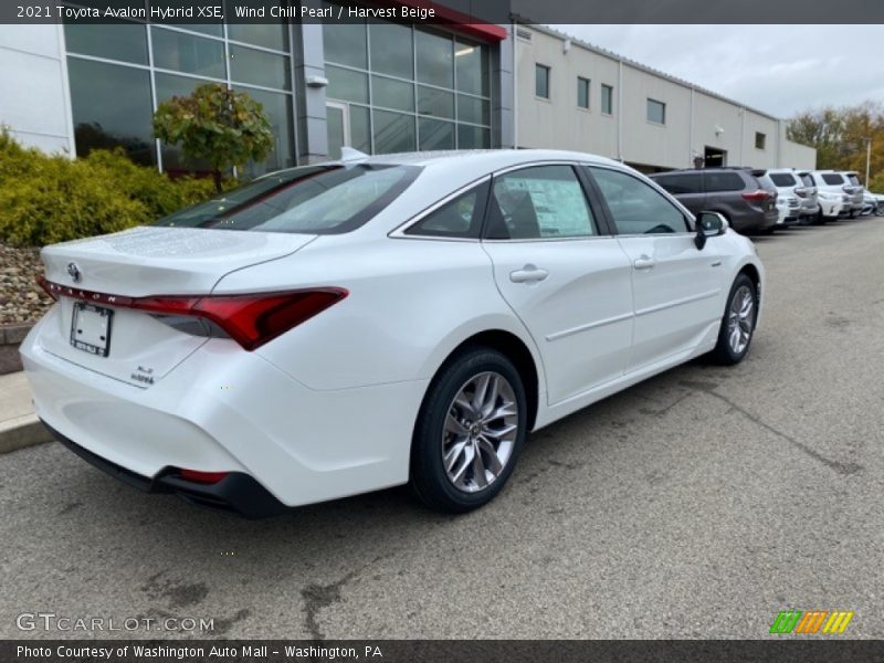Wind Chill Pearl / Harvest Beige 2021 Toyota Avalon Hybrid XSE