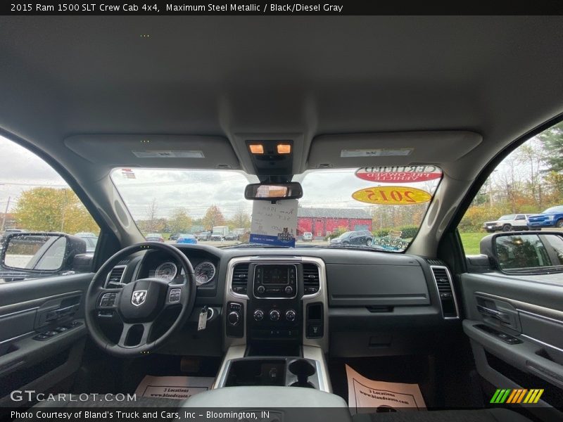 Maximum Steel Metallic / Black/Diesel Gray 2015 Ram 1500 SLT Crew Cab 4x4