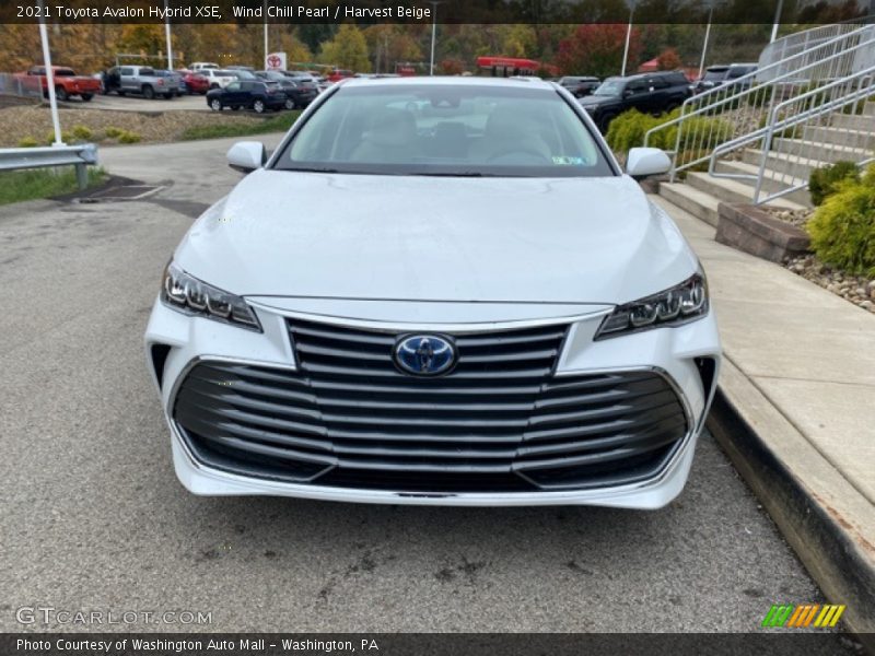 Wind Chill Pearl / Harvest Beige 2021 Toyota Avalon Hybrid XSE