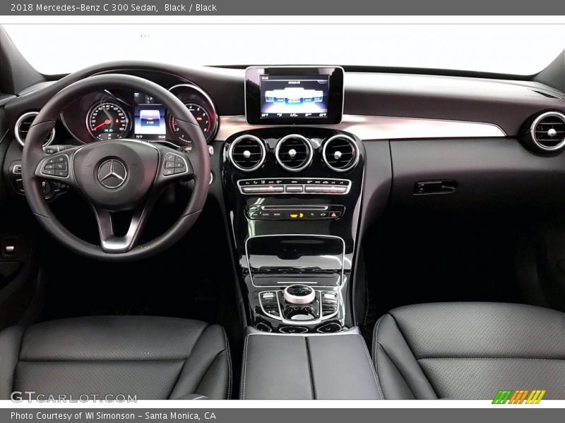 Black / Black 2018 Mercedes-Benz C 300 Sedan