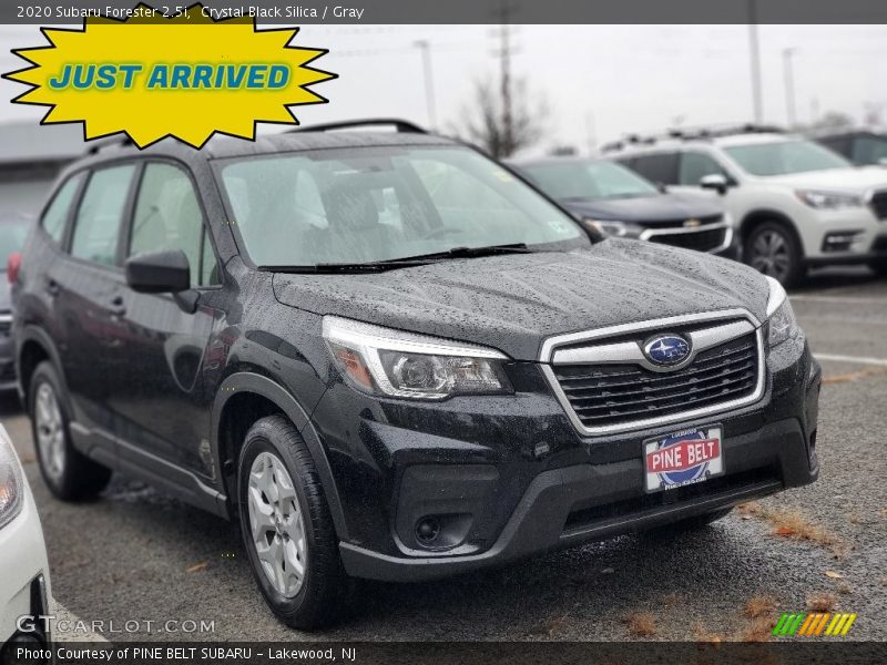 Crystal Black Silica / Gray 2020 Subaru Forester 2.5i