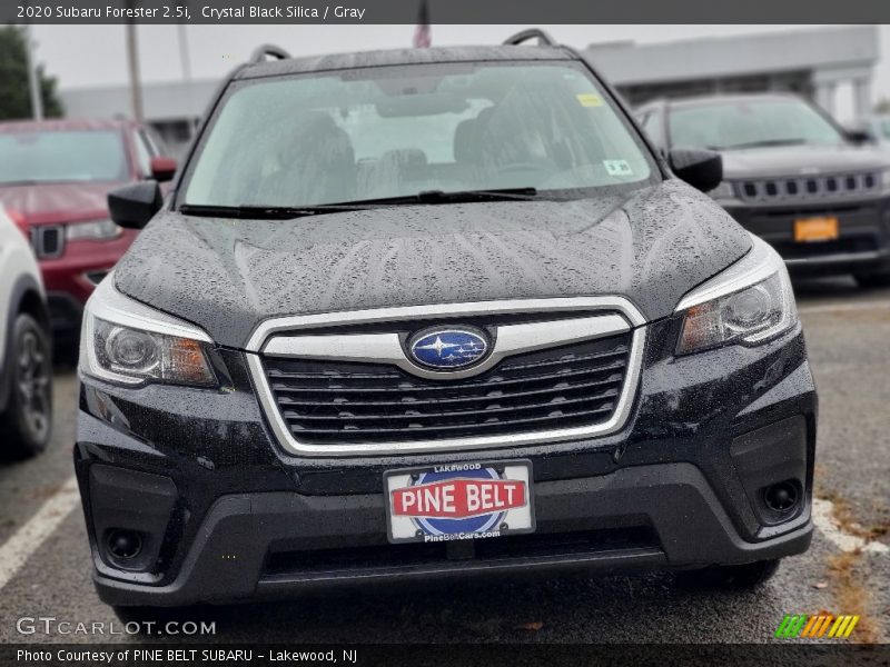 Crystal Black Silica / Gray 2020 Subaru Forester 2.5i