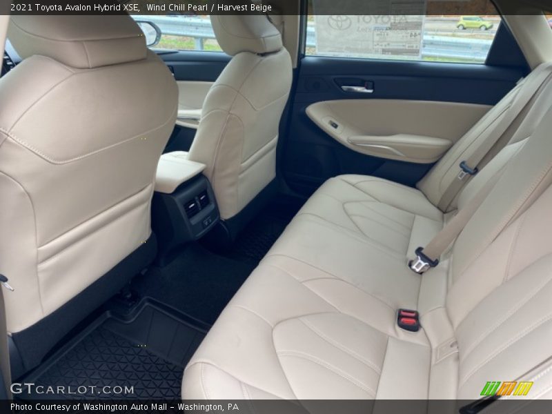 Rear Seat of 2021 Avalon Hybrid XSE