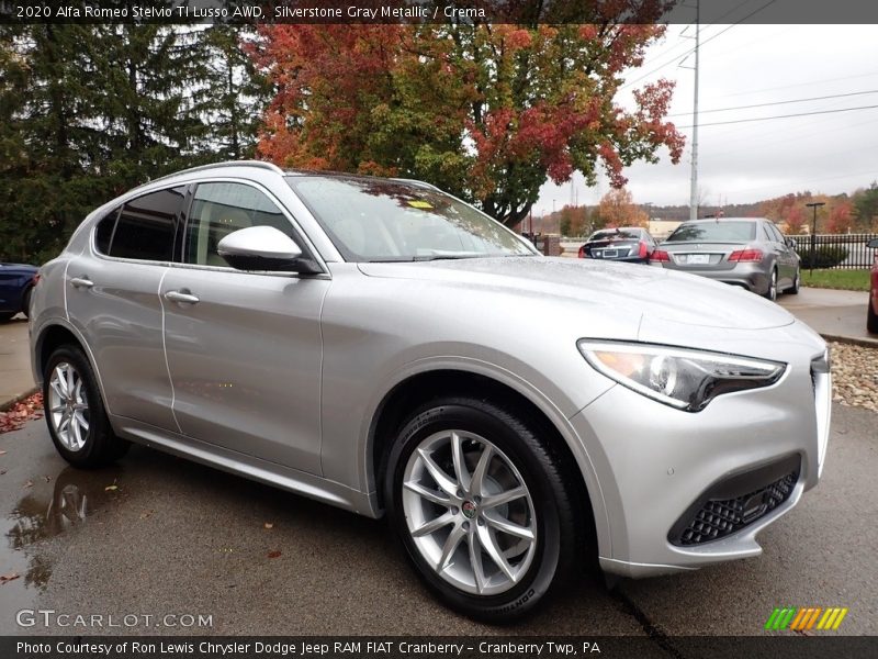 Front 3/4 View of 2020 Stelvio TI Lusso AWD