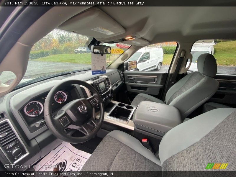 Maximum Steel Metallic / Black/Diesel Gray 2015 Ram 1500 SLT Crew Cab 4x4