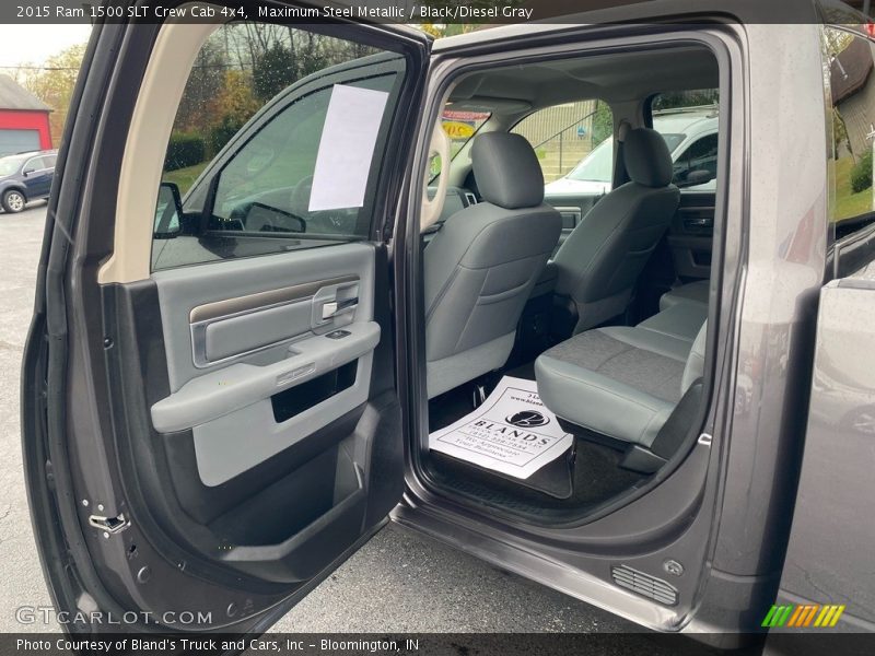 Maximum Steel Metallic / Black/Diesel Gray 2015 Ram 1500 SLT Crew Cab 4x4