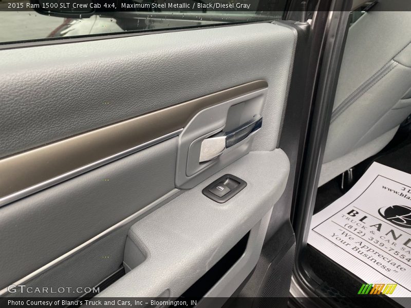 Maximum Steel Metallic / Black/Diesel Gray 2015 Ram 1500 SLT Crew Cab 4x4