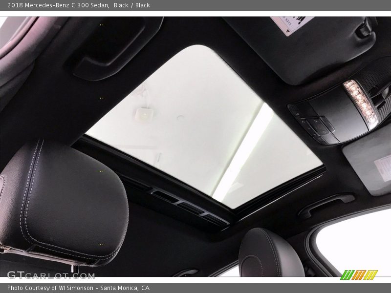 Black / Black 2018 Mercedes-Benz C 300 Sedan