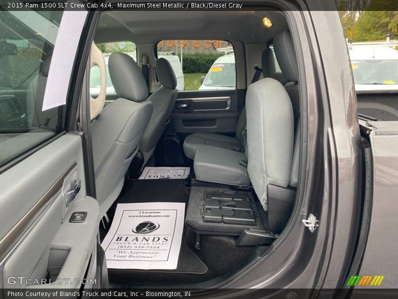 Maximum Steel Metallic / Black/Diesel Gray 2015 Ram 1500 SLT Crew Cab 4x4
