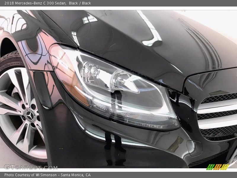 Black / Black 2018 Mercedes-Benz C 300 Sedan